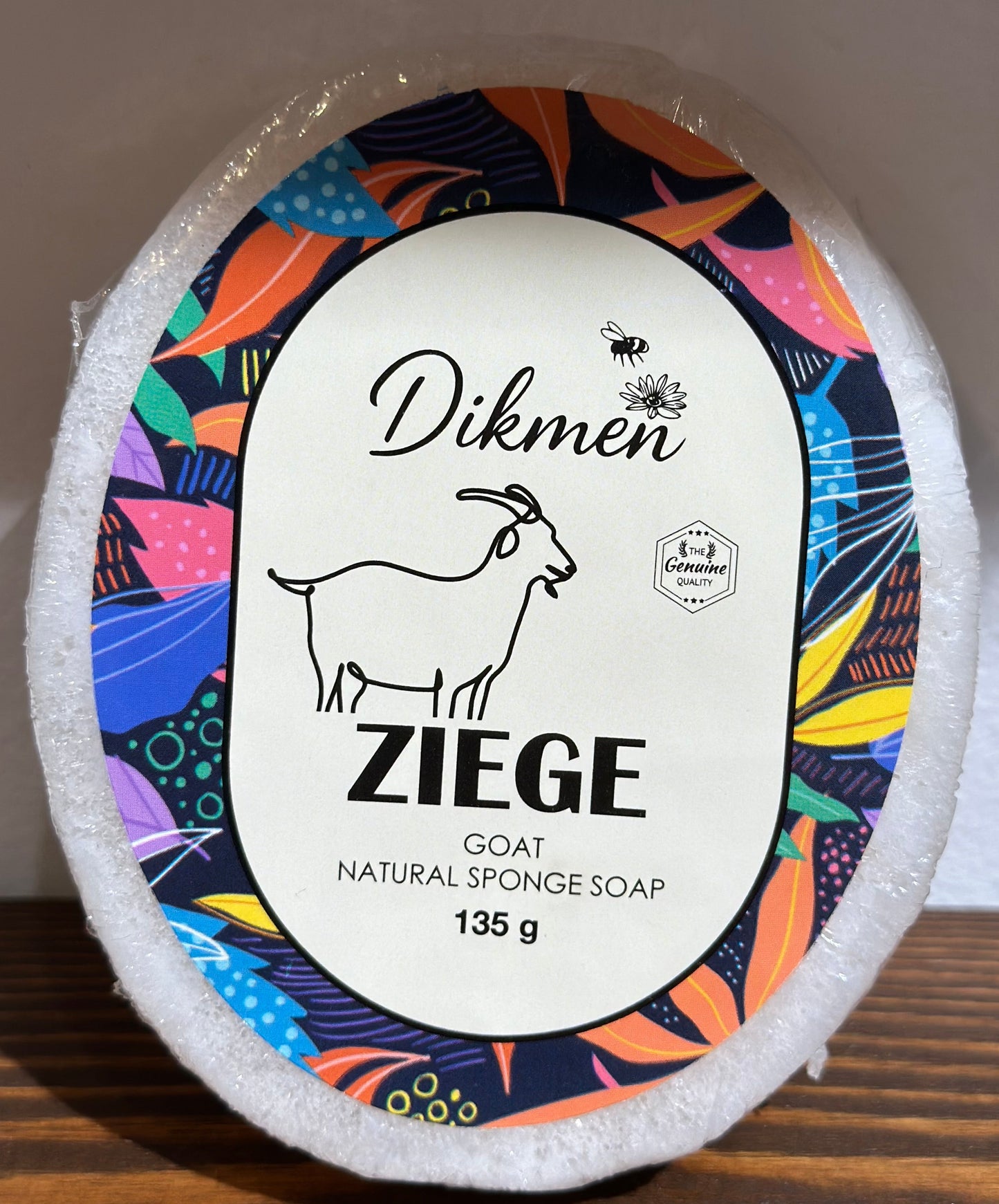 DIKMEN Ziege Naturschwammseife