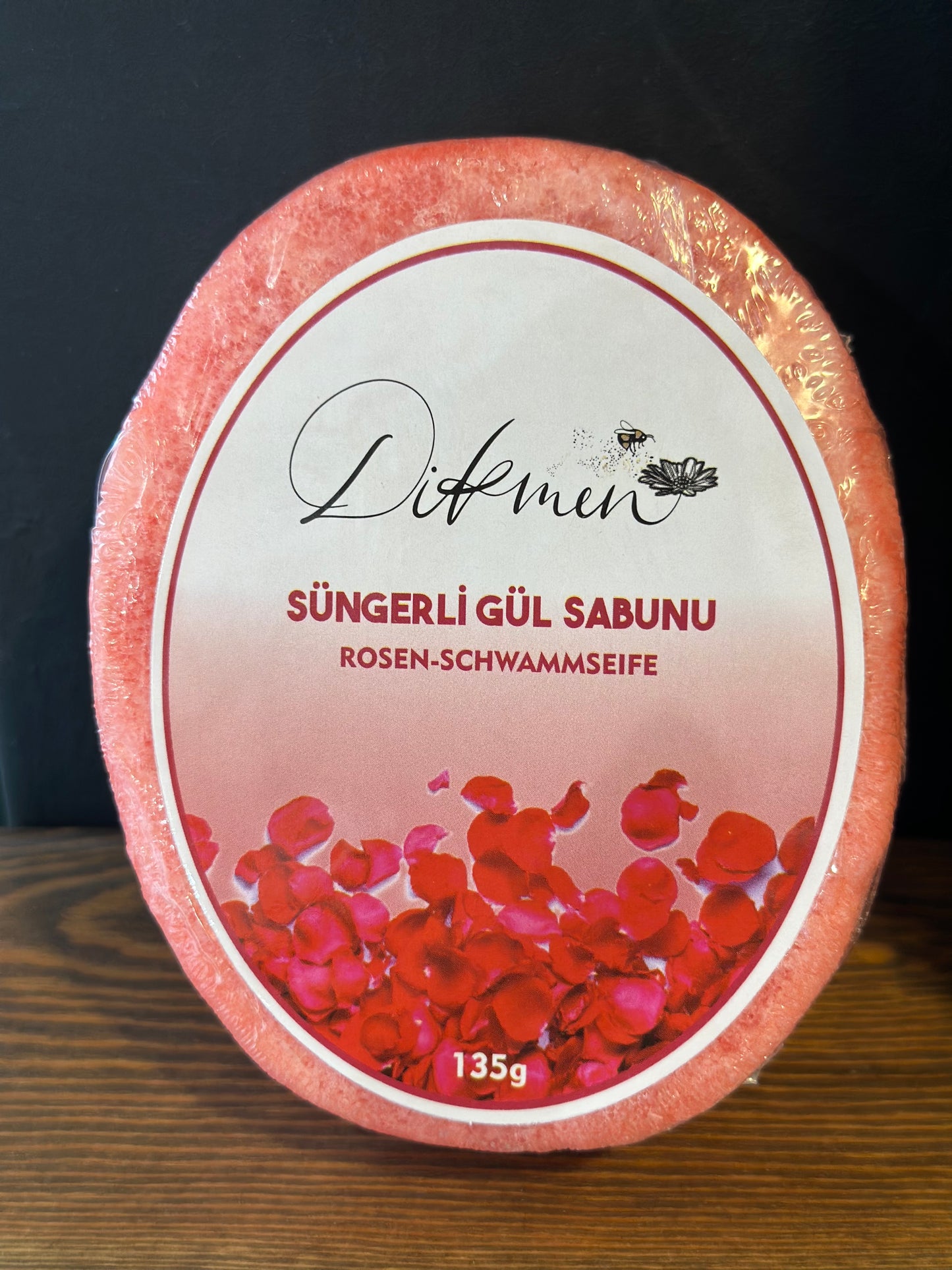 DIKMEN Rosen-Schwammseife