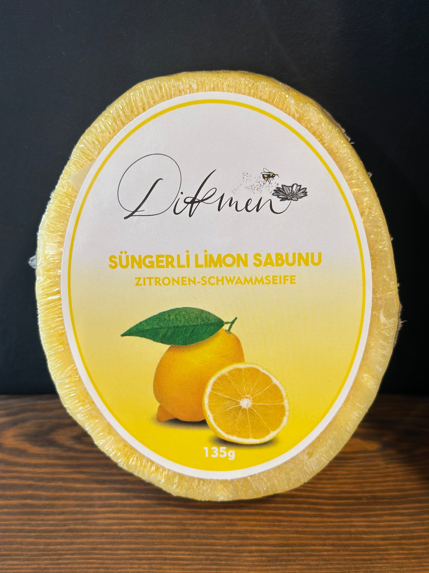 DIKMEN Zitronen-Schwammseife