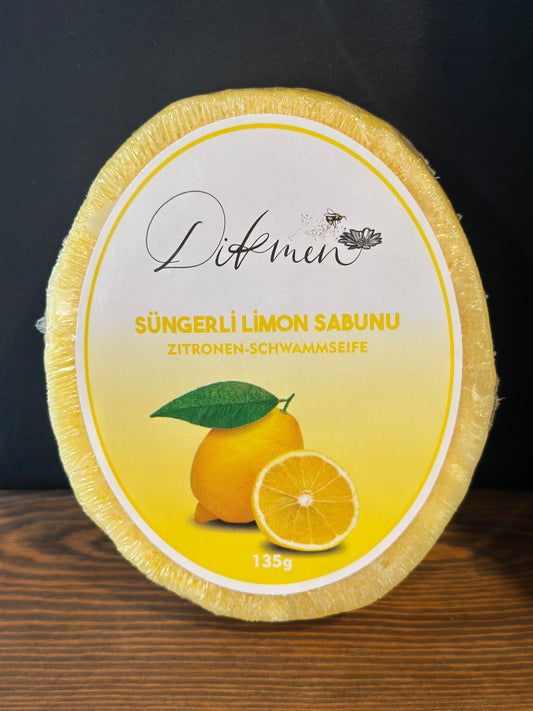 DIKMEN Zitronen-Schwammseife